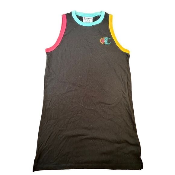 Champion ~Women Campus Tank Dress ~color-block ribbed crew neck and arm openings - Picture 3 of 11